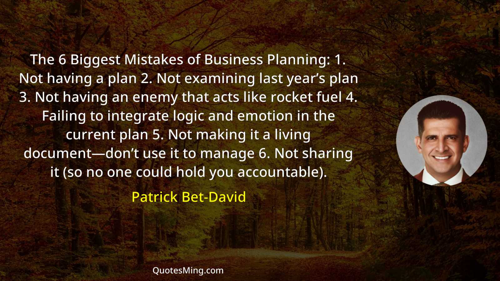 The 6 Biggest Mistakes of Business Planning: 1 Not having