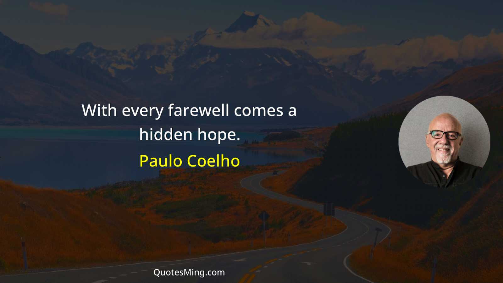 With every farewell comes a hidden hope