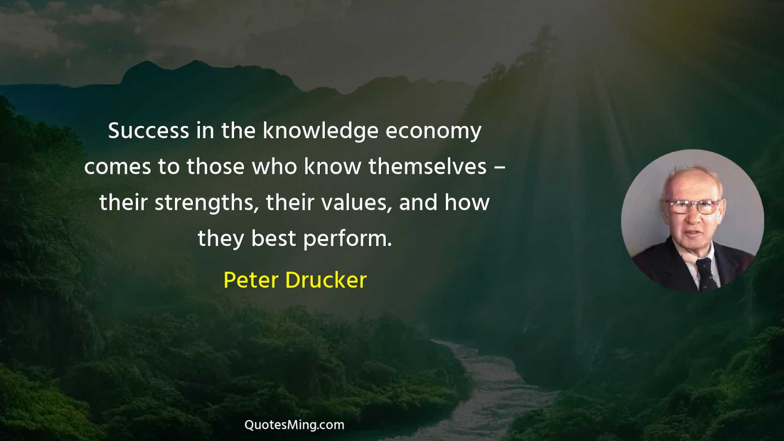 Success in the knowledge economy comes to those who know