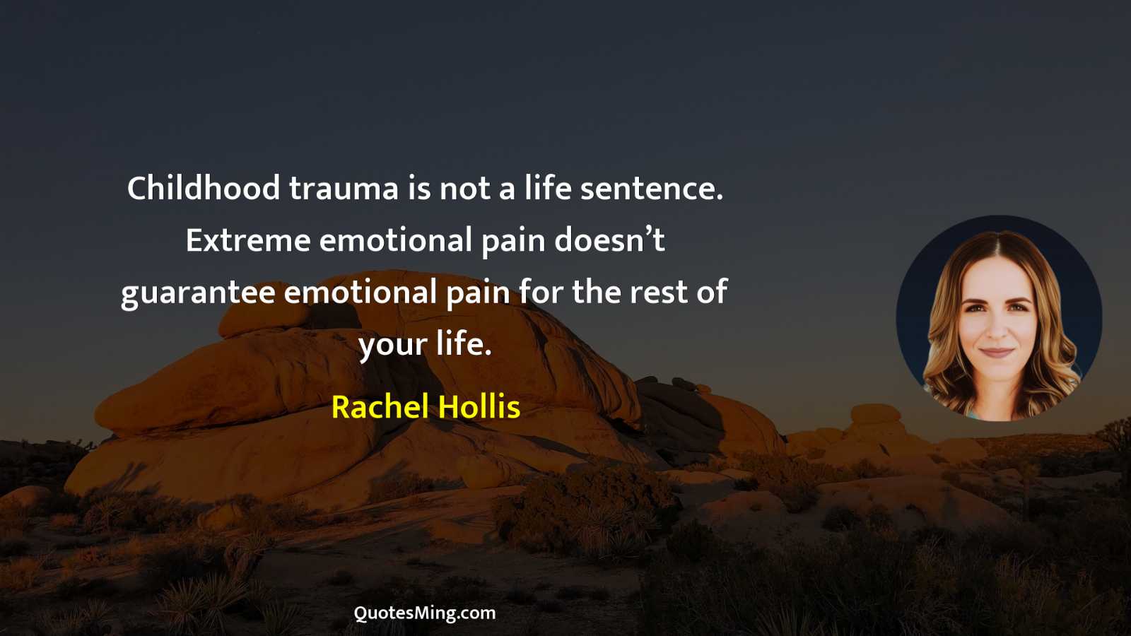 Childhood trauma is not a life sentence Extreme emotional pain