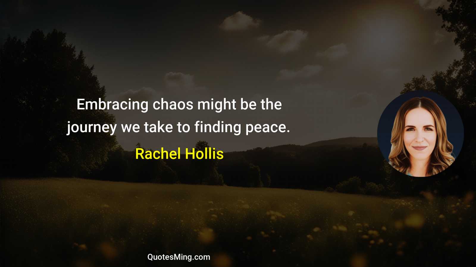 Embracing chaos might be the journey we take to finding