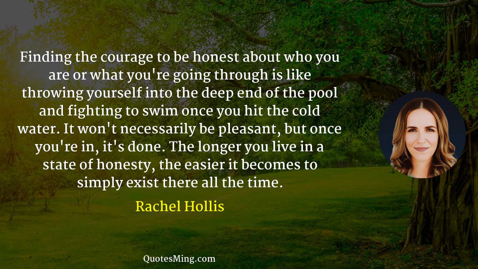 Finding the courage to be honest about who you are