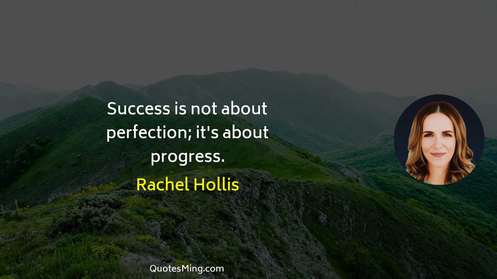 Success is not about perfection; it's about progress