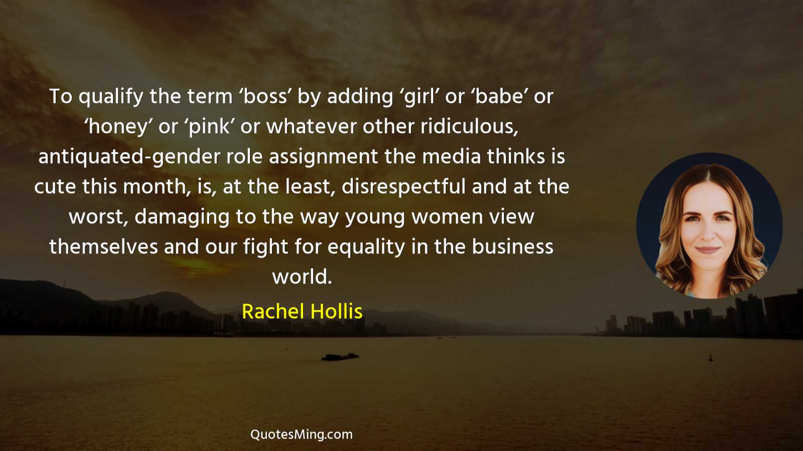 To qualify the term ‘boss’ by adding ‘girl’ or ‘babe’