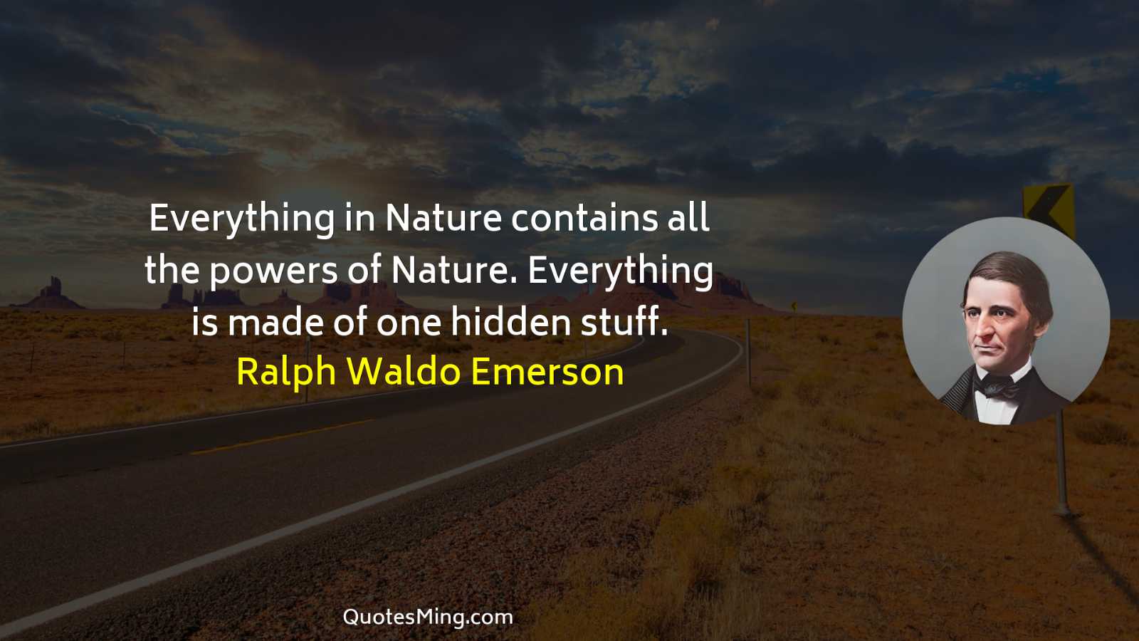 Everything in Nature contains all the powers of Nature Everything