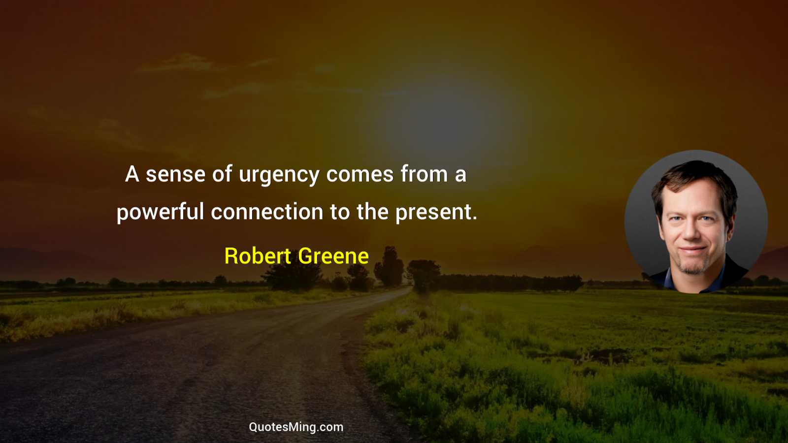 A sense of urgency comes from a powerful connection to