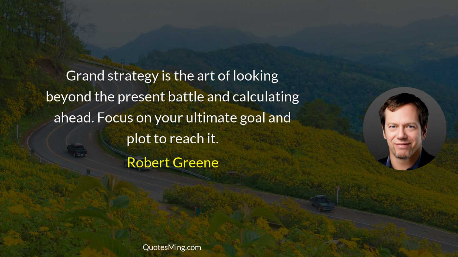 Grand strategy is the art of looking beyond the present