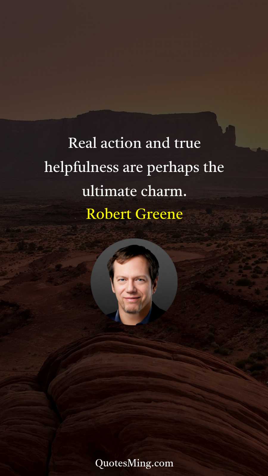 Real action and true helpfulness are perhaps the ultimate charm