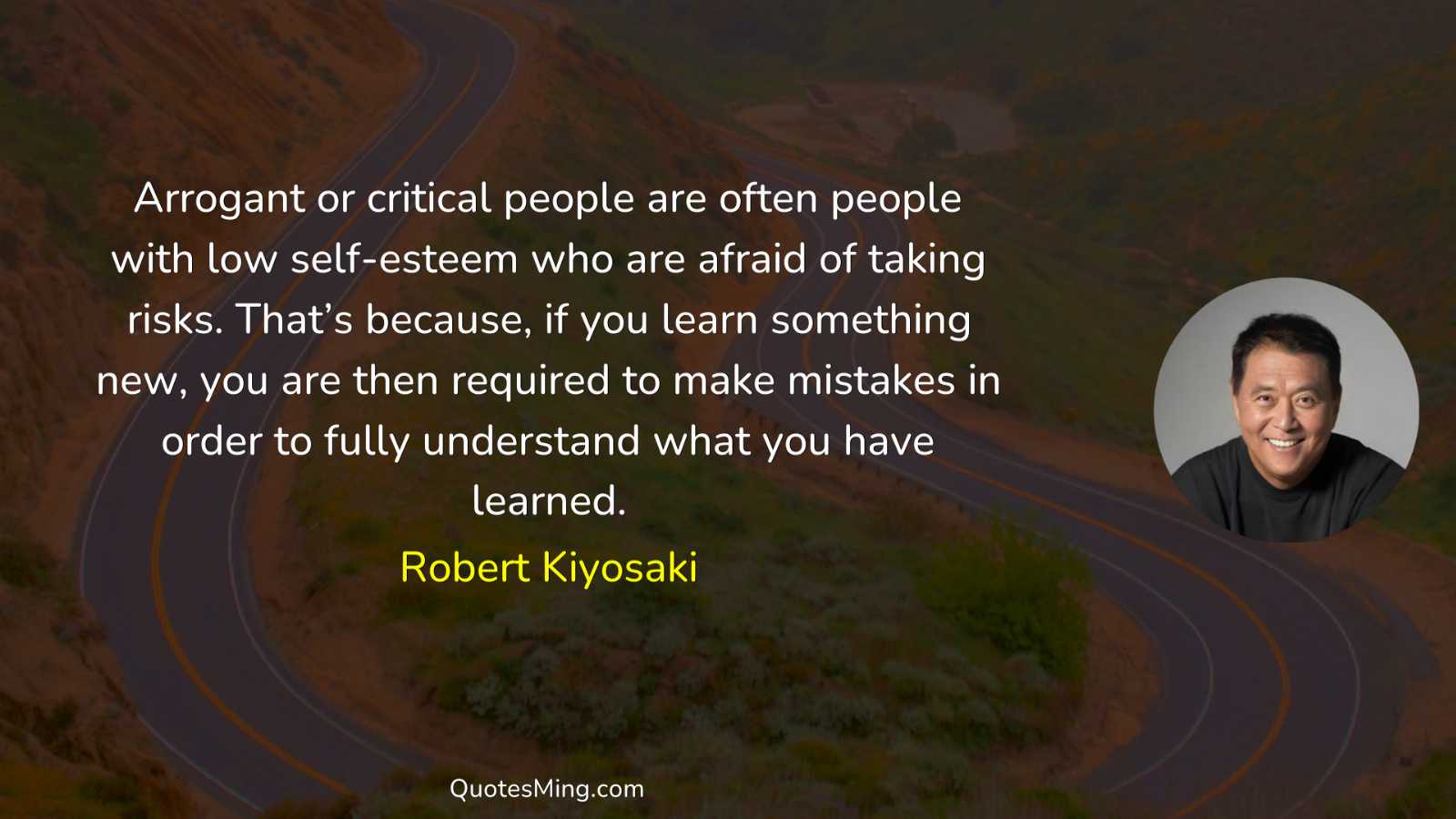 Arrogant or critical people are often people with low self-esteem