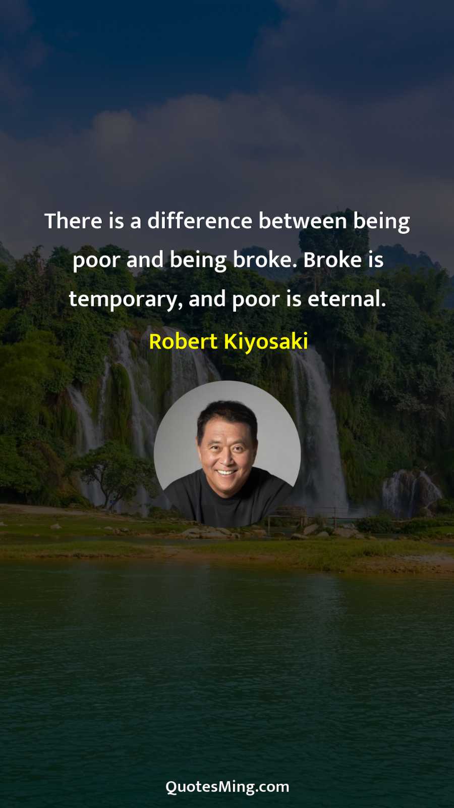 There is a difference between being poor and being broke