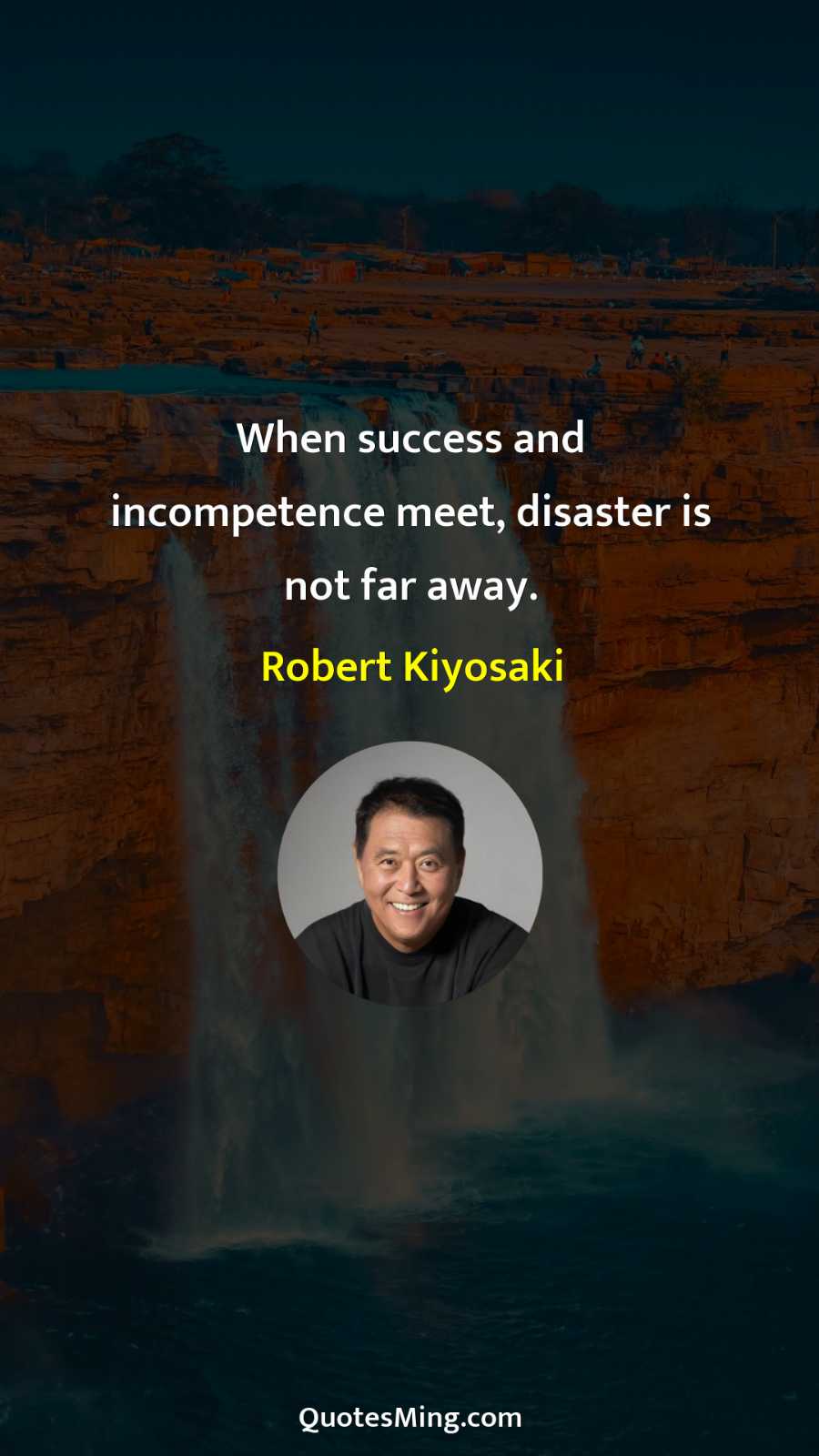 When success and incompetence meet disaster is not far away