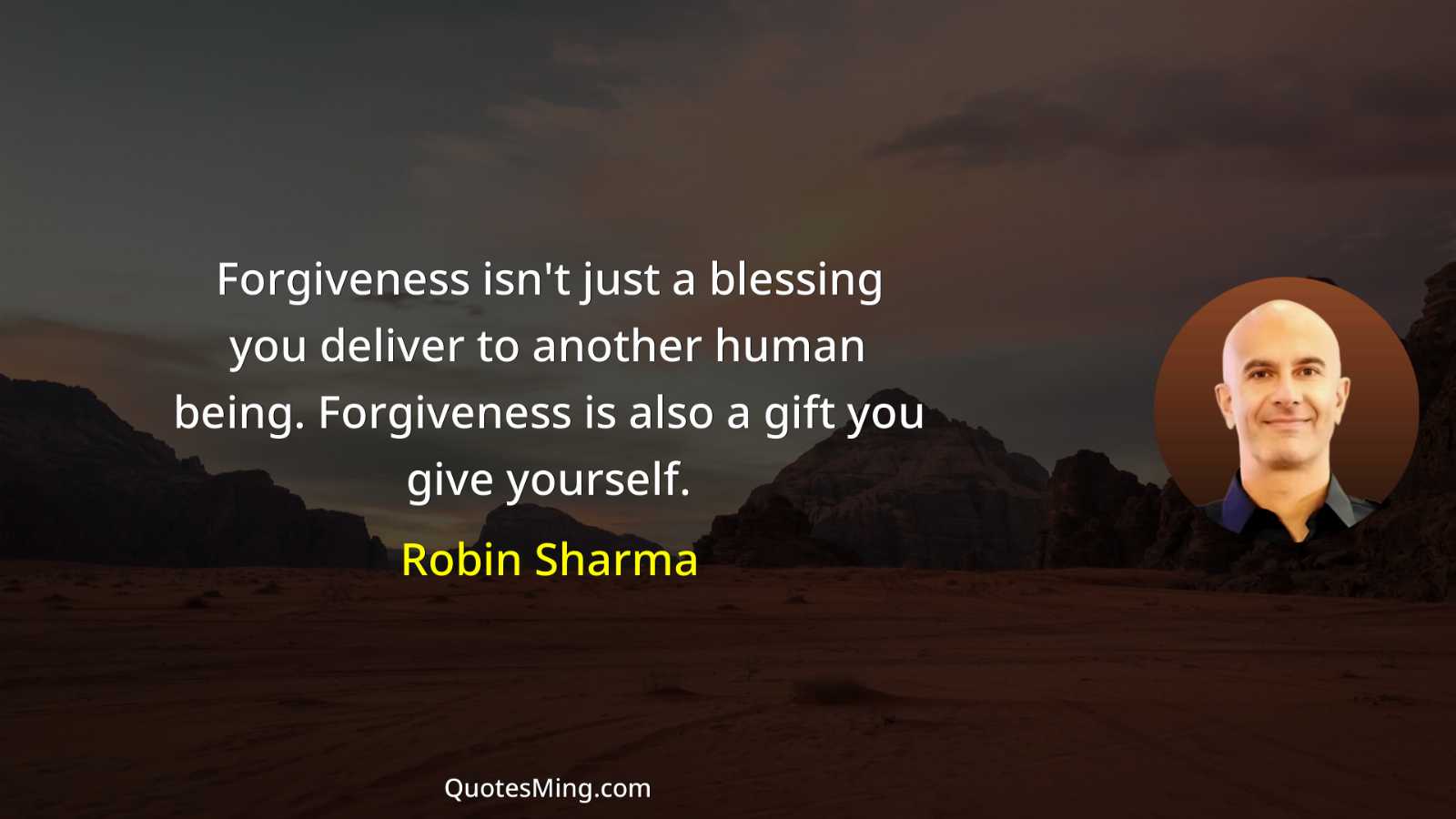 Forgiveness isn't just a blessing you deliver to another human