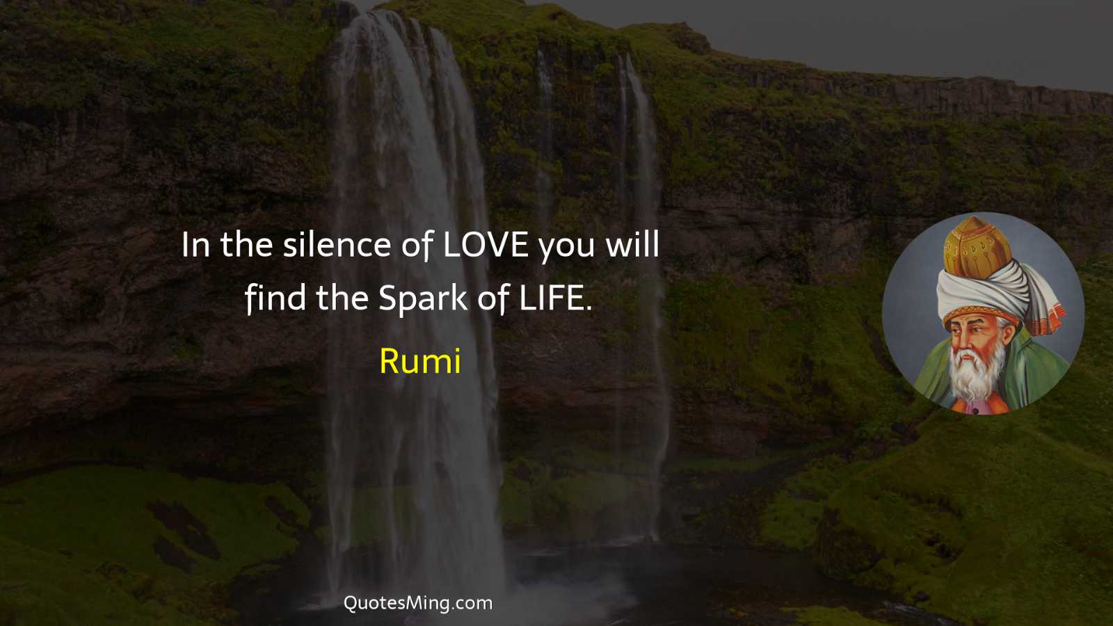 In the silence of LOVE you will find the Spark