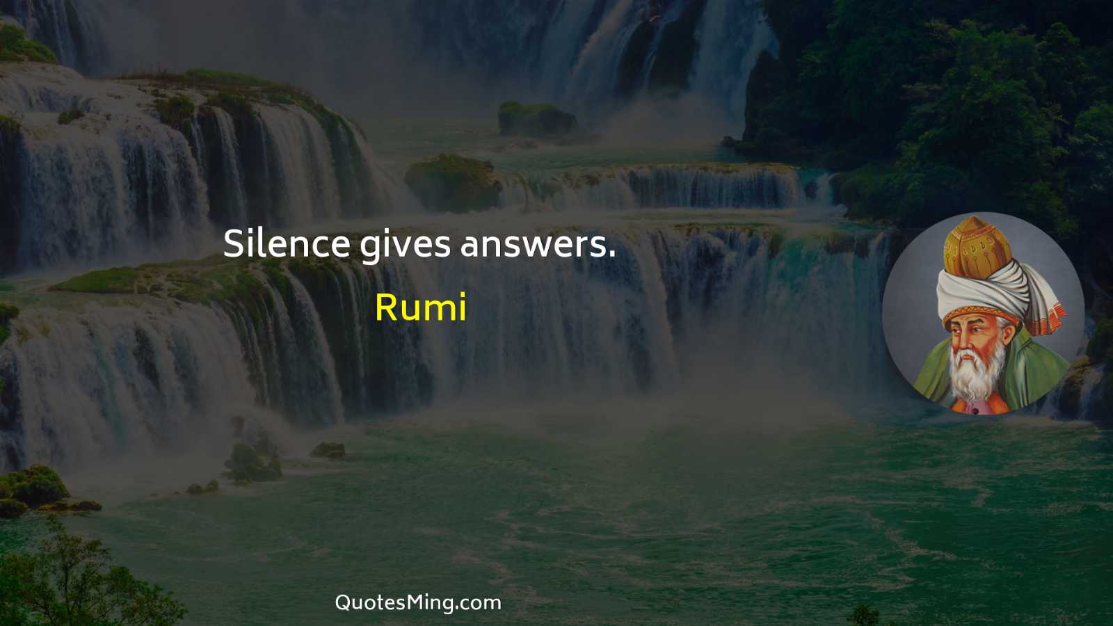 Silence gives answers