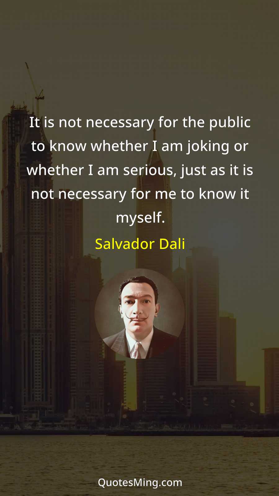 It is not necessary for the public to know whether