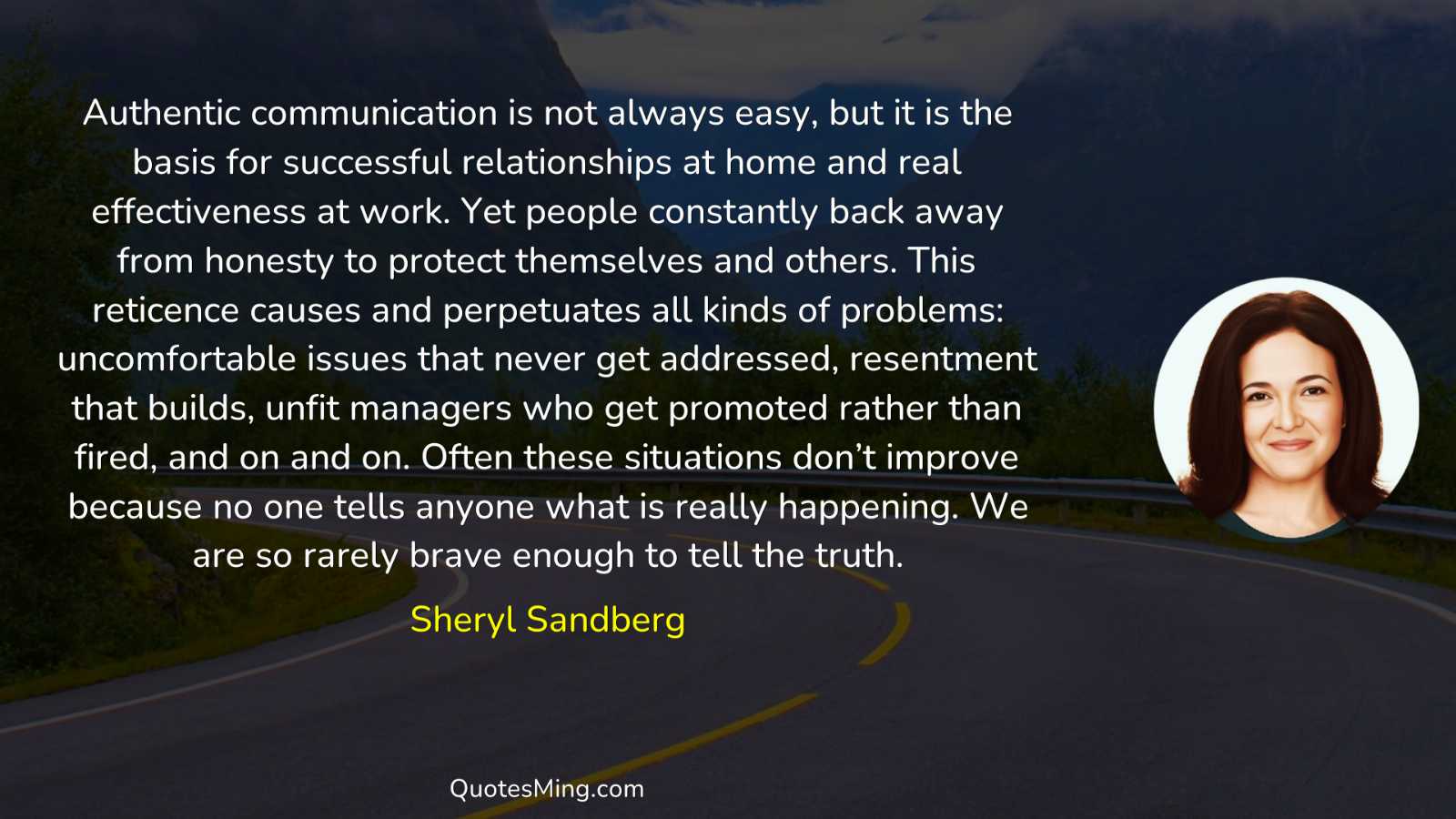 Authentic communication is not always easy but it is the