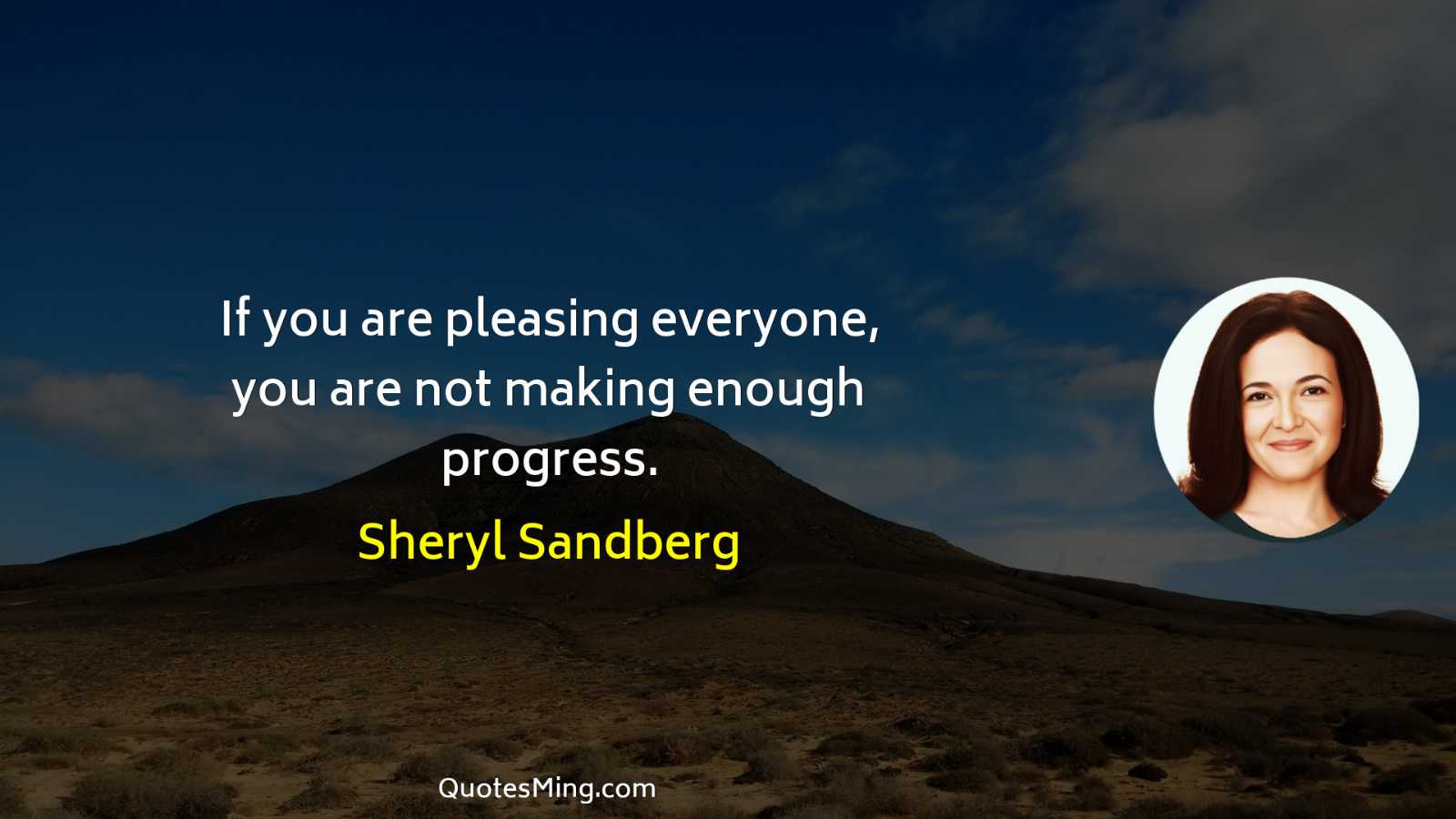 If you are pleasing everyone you are not making enough