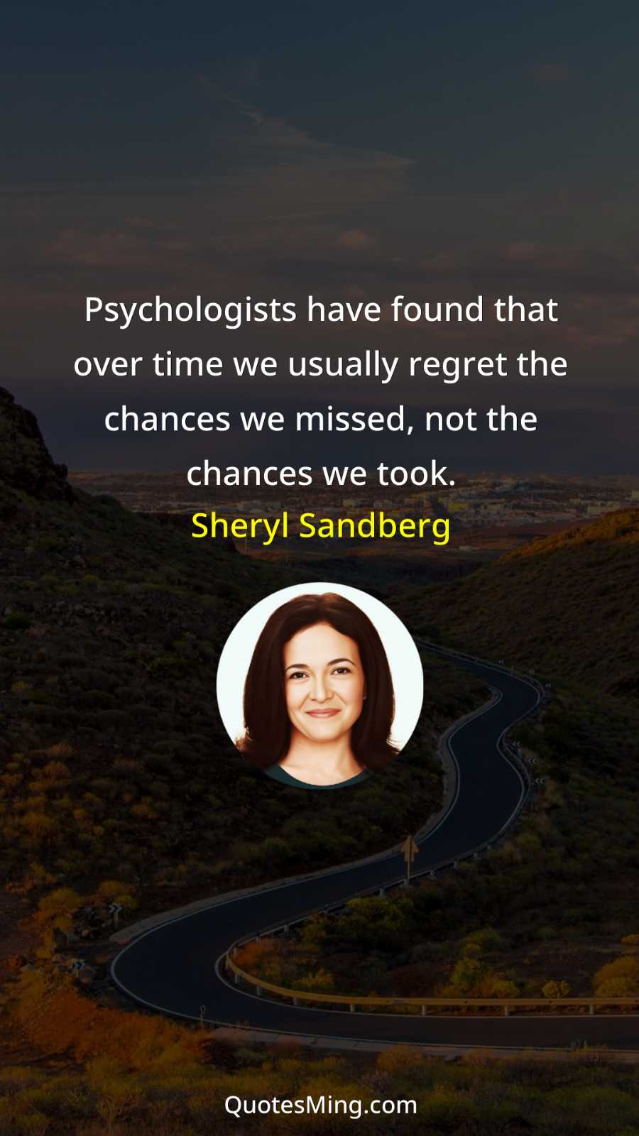 Psychologists have found that over time we usually regret the