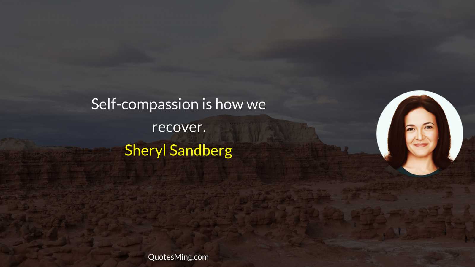 Self-compassion is how we recover