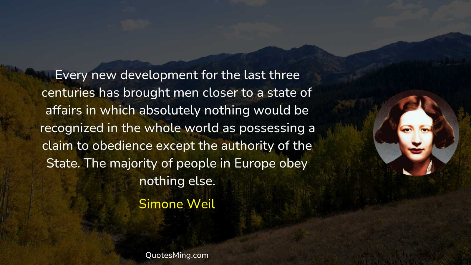 Every new development for the last three centuries has brought