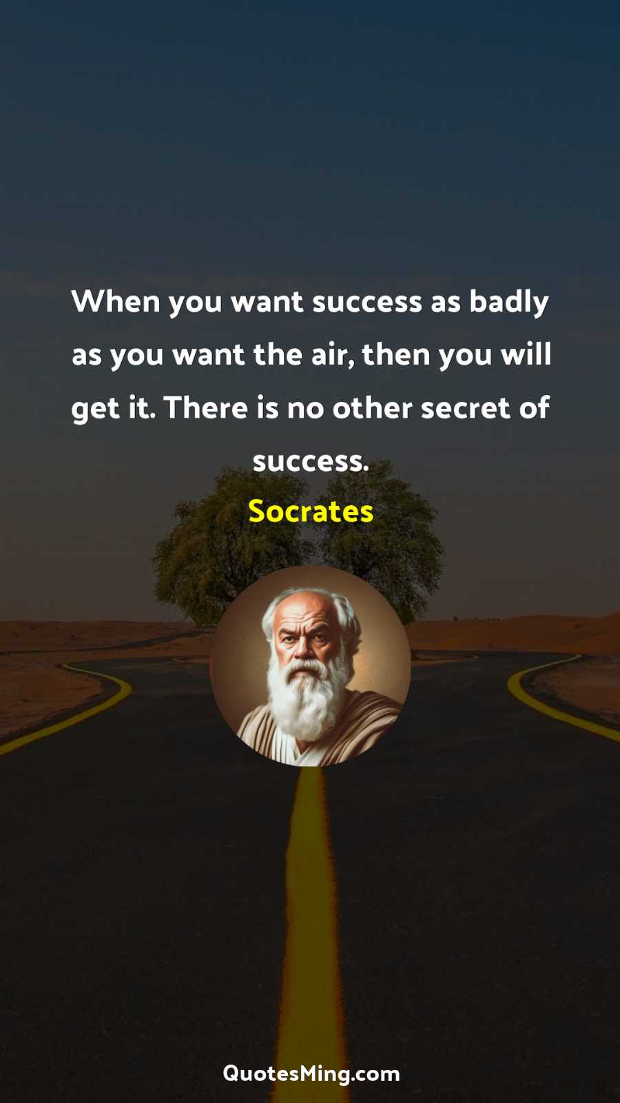 When you want success as badly as you want the