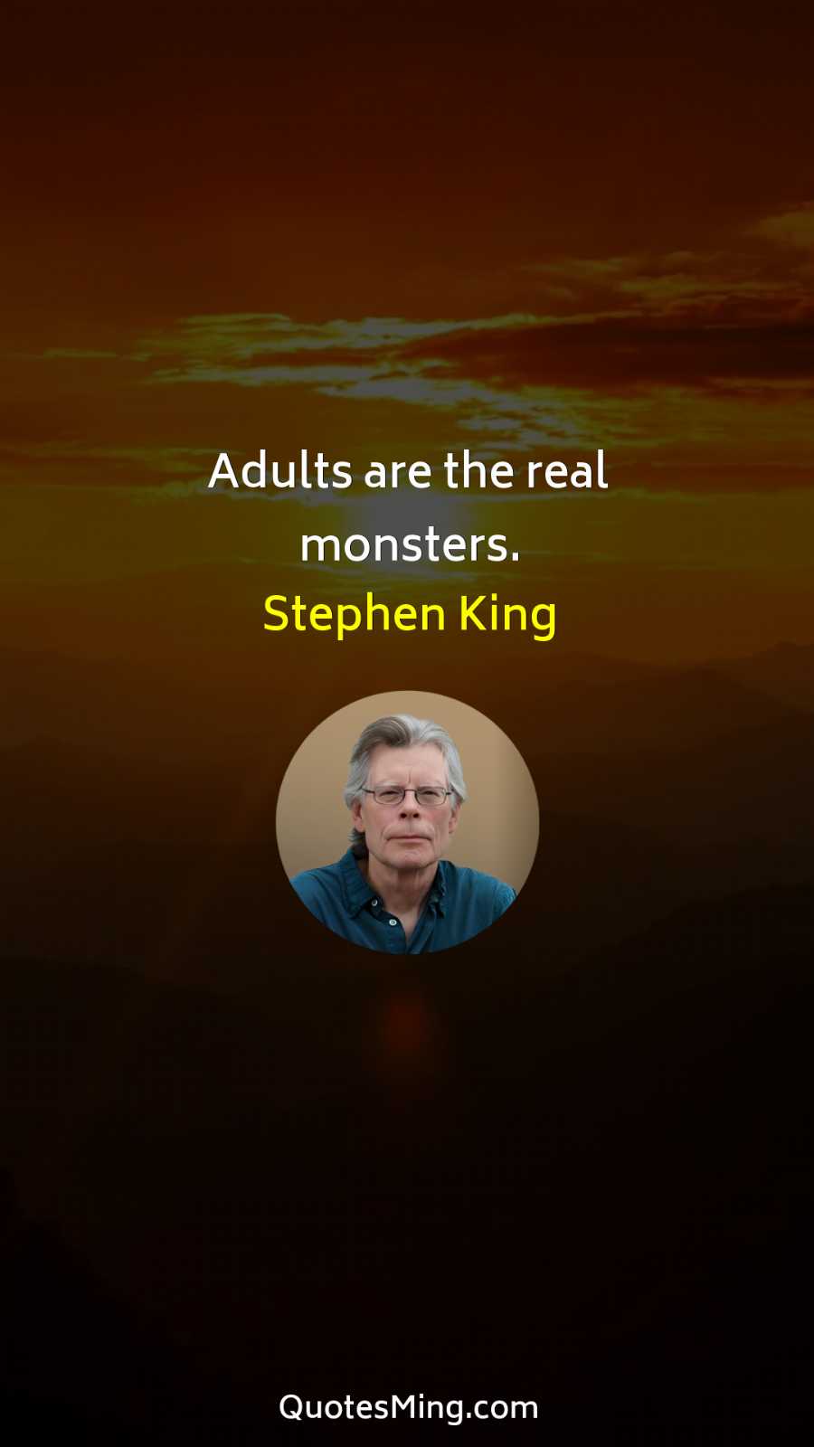 Adults are the real monsters