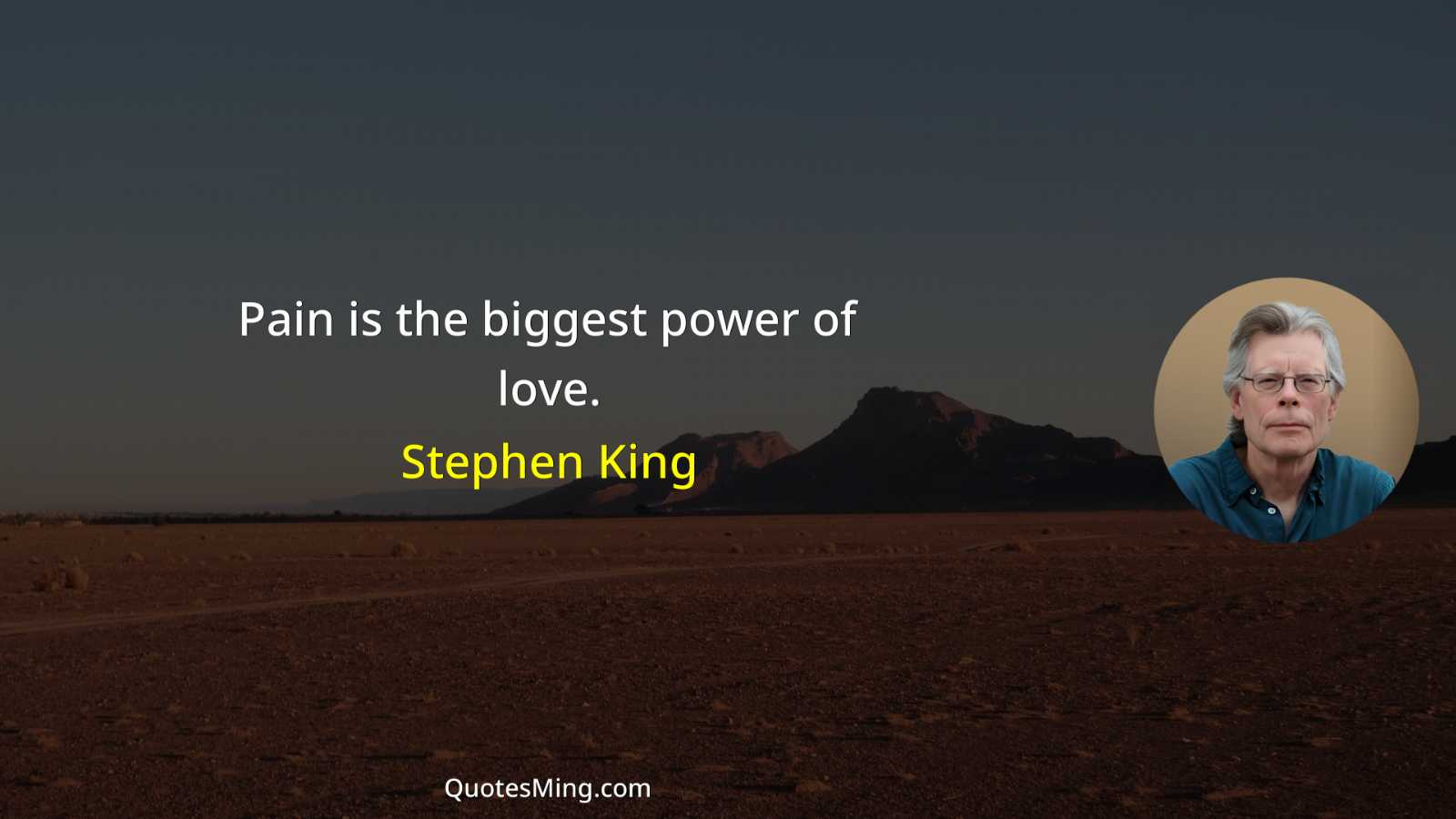 Pain is the biggest power of love