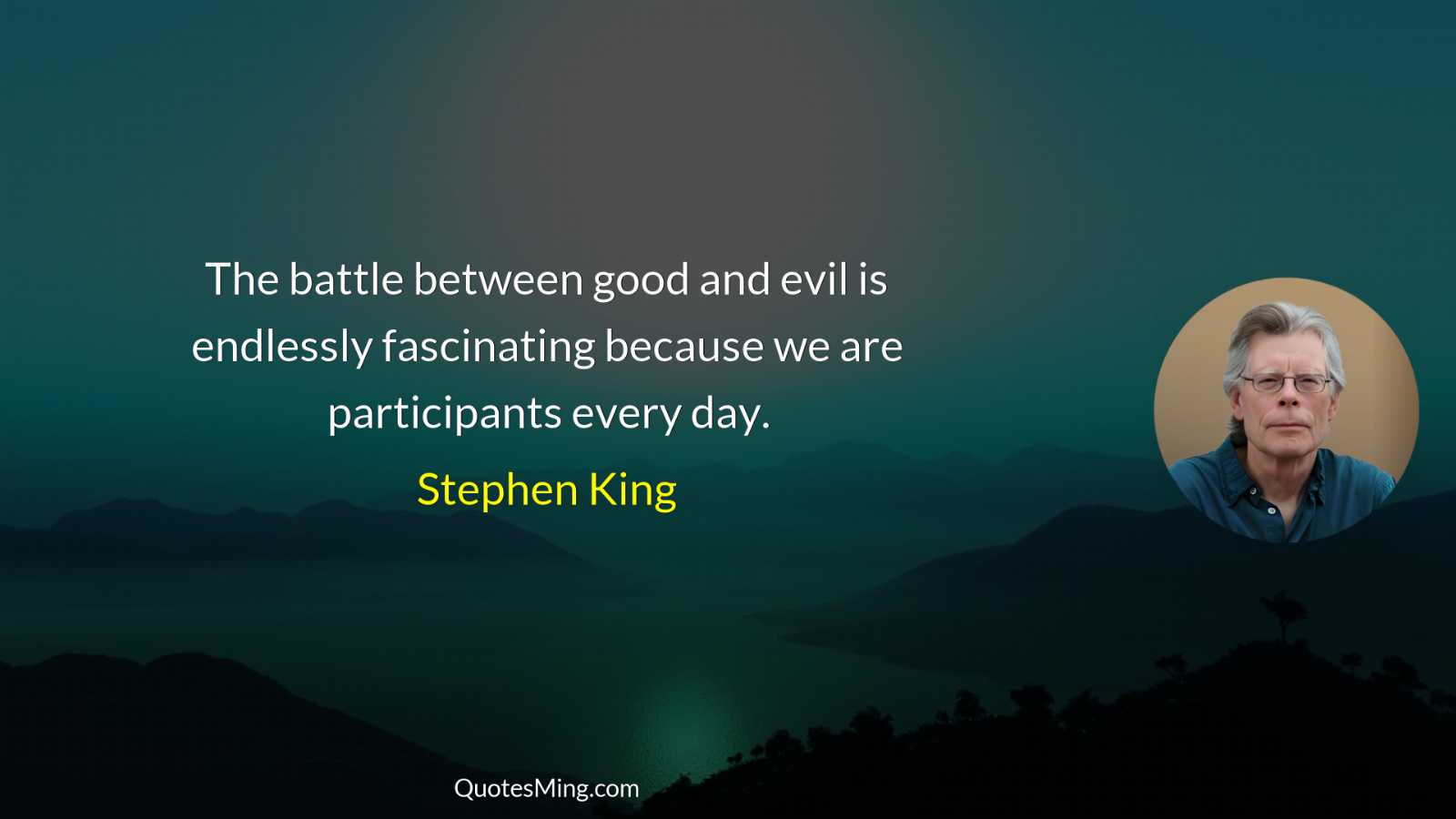 The battle between good and evil is endlessly fascinating because