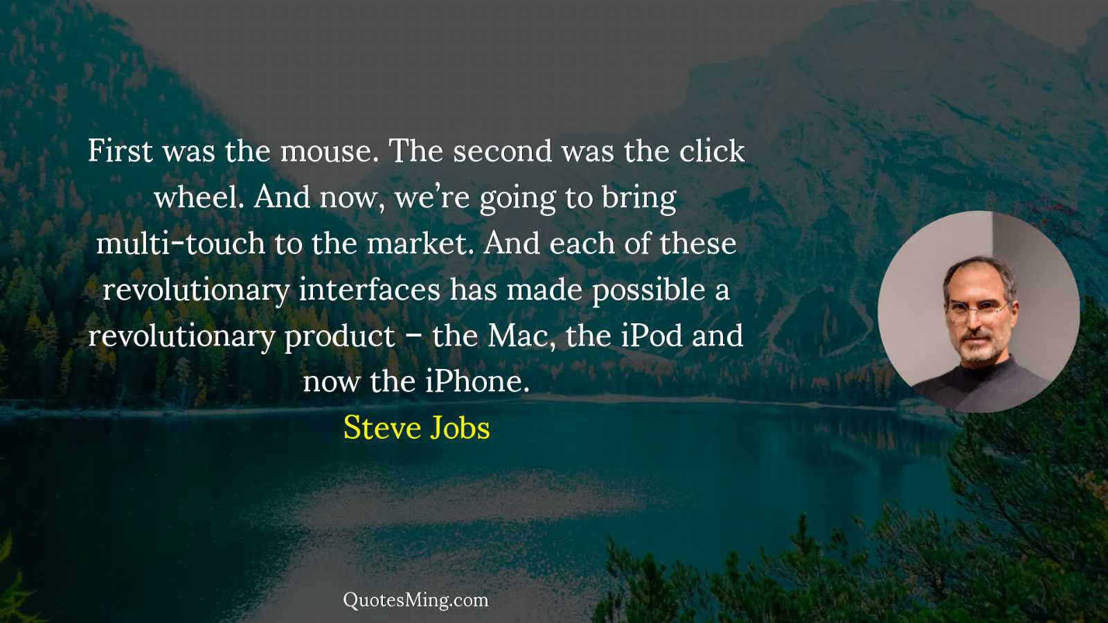 First was the mouse The second was the click wheel