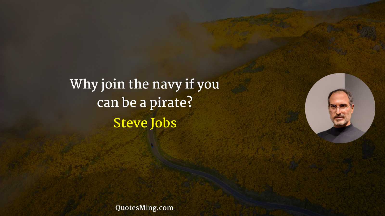 Why join the navy if you can be a pirate?