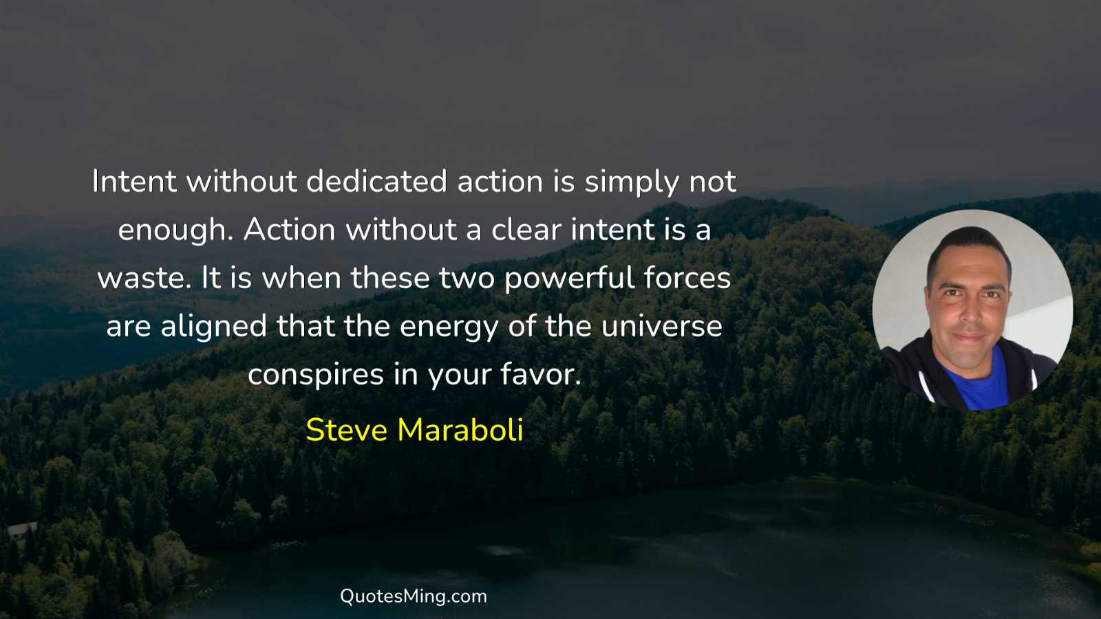 Intent without dedicated action is simply not enough Action without