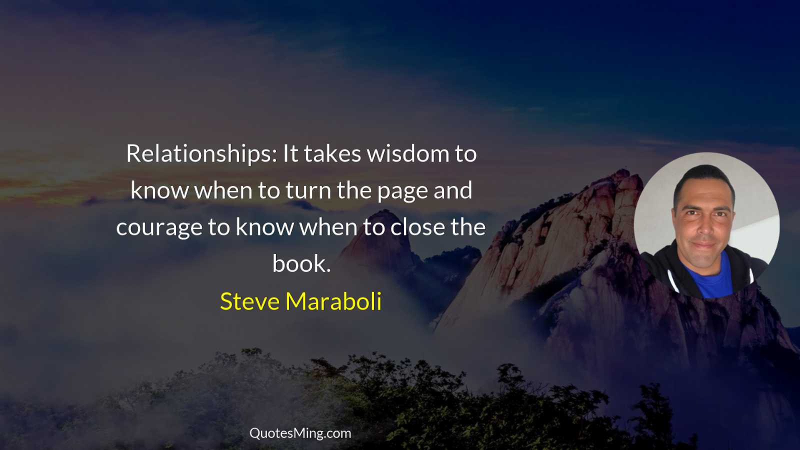 Relationships: It takes wisdom to know when to turn the