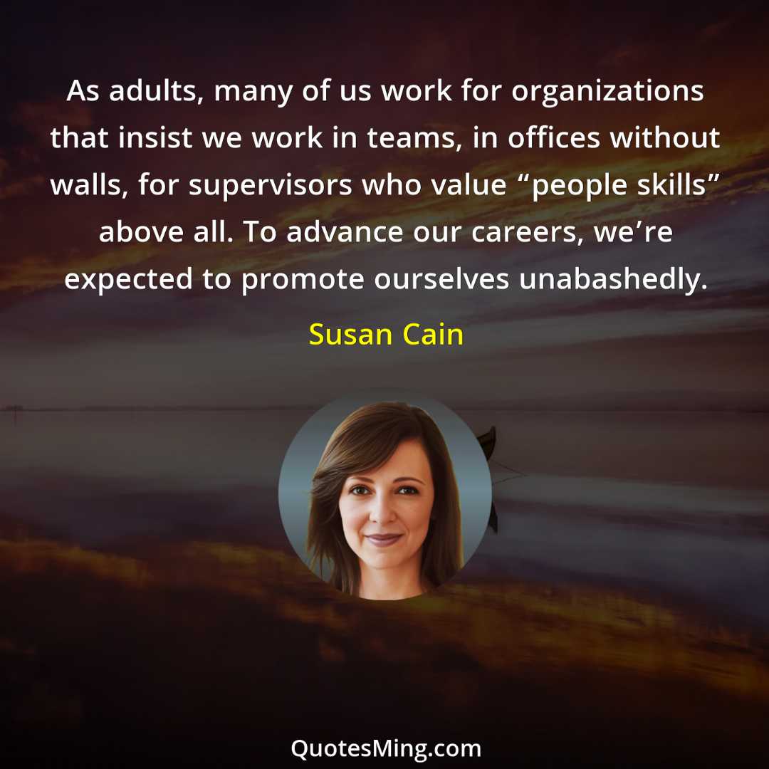 As adults many of us work for organizations that insist