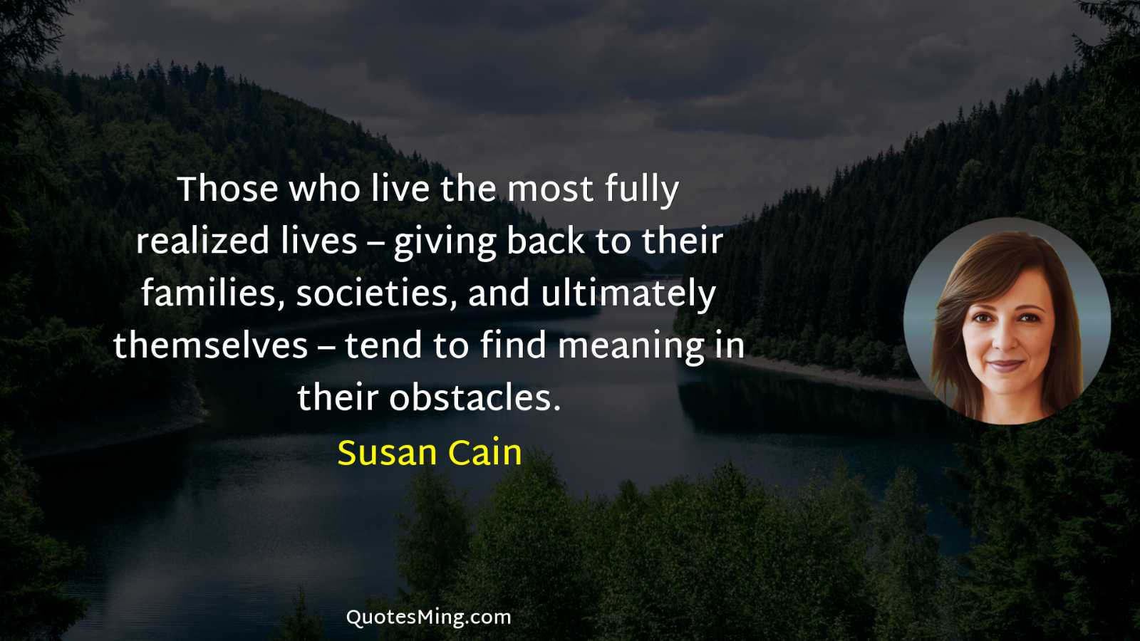 Those who live the most fully realized lives – giving