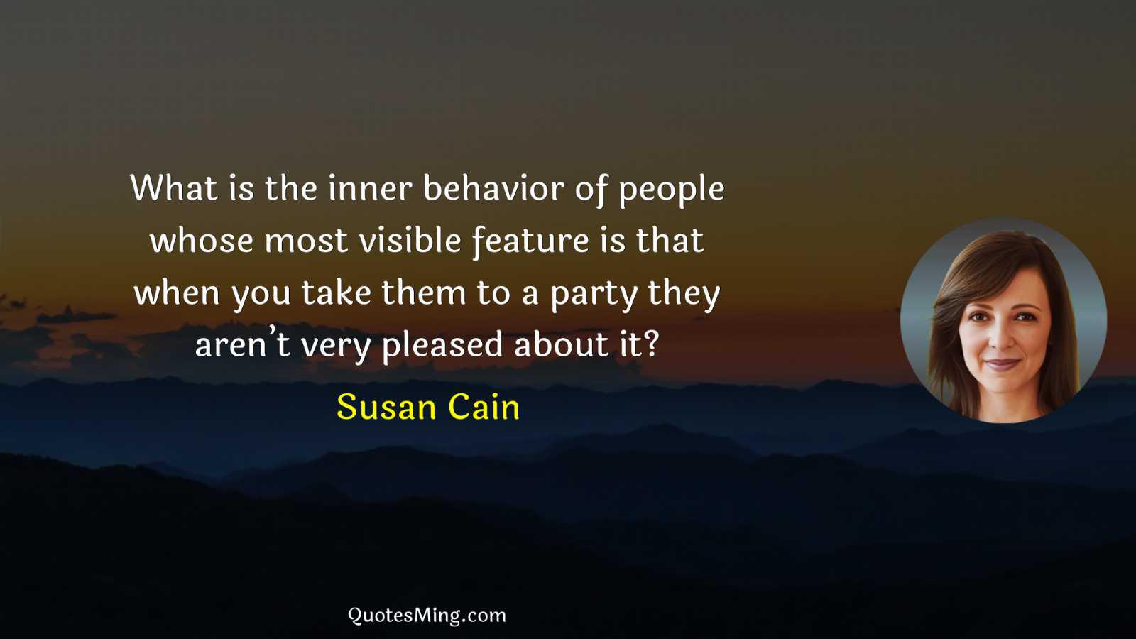 What is the inner behavior of people whose most visible