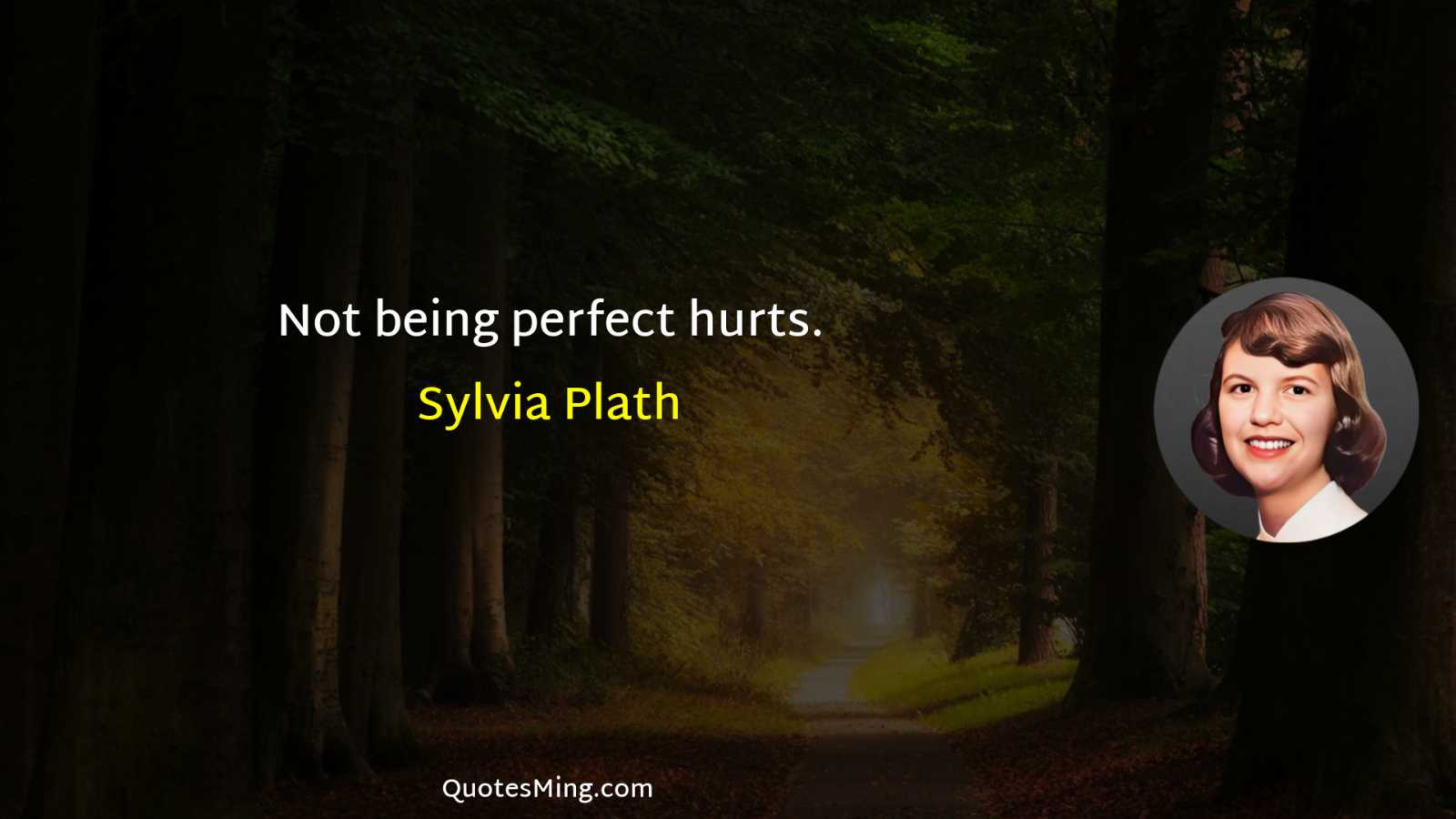 Not being perfect hurts