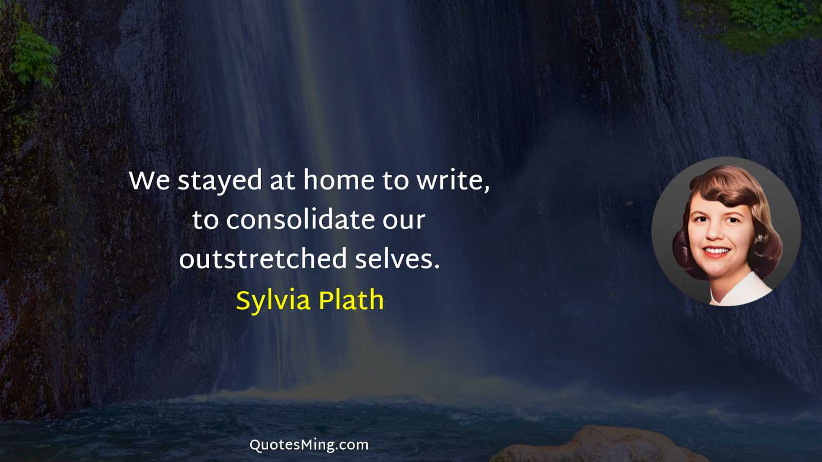 We stayed at home to write to consolidate our outstretched