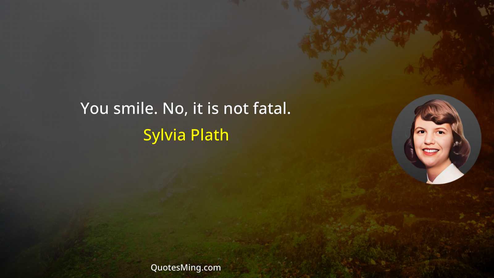 You smile No it is not fatal