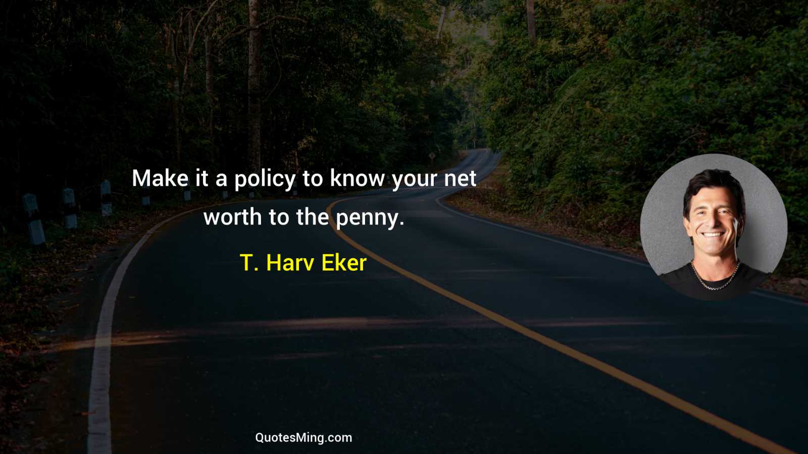 Make it a policy to know your net worth to