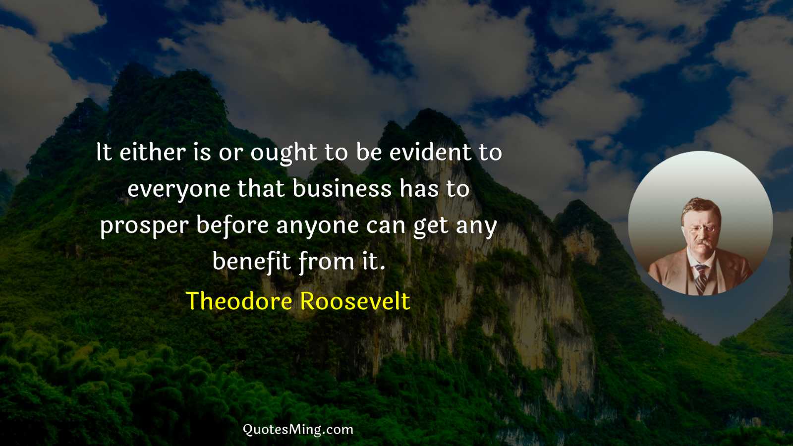 It either is or ought to be evident to everyone