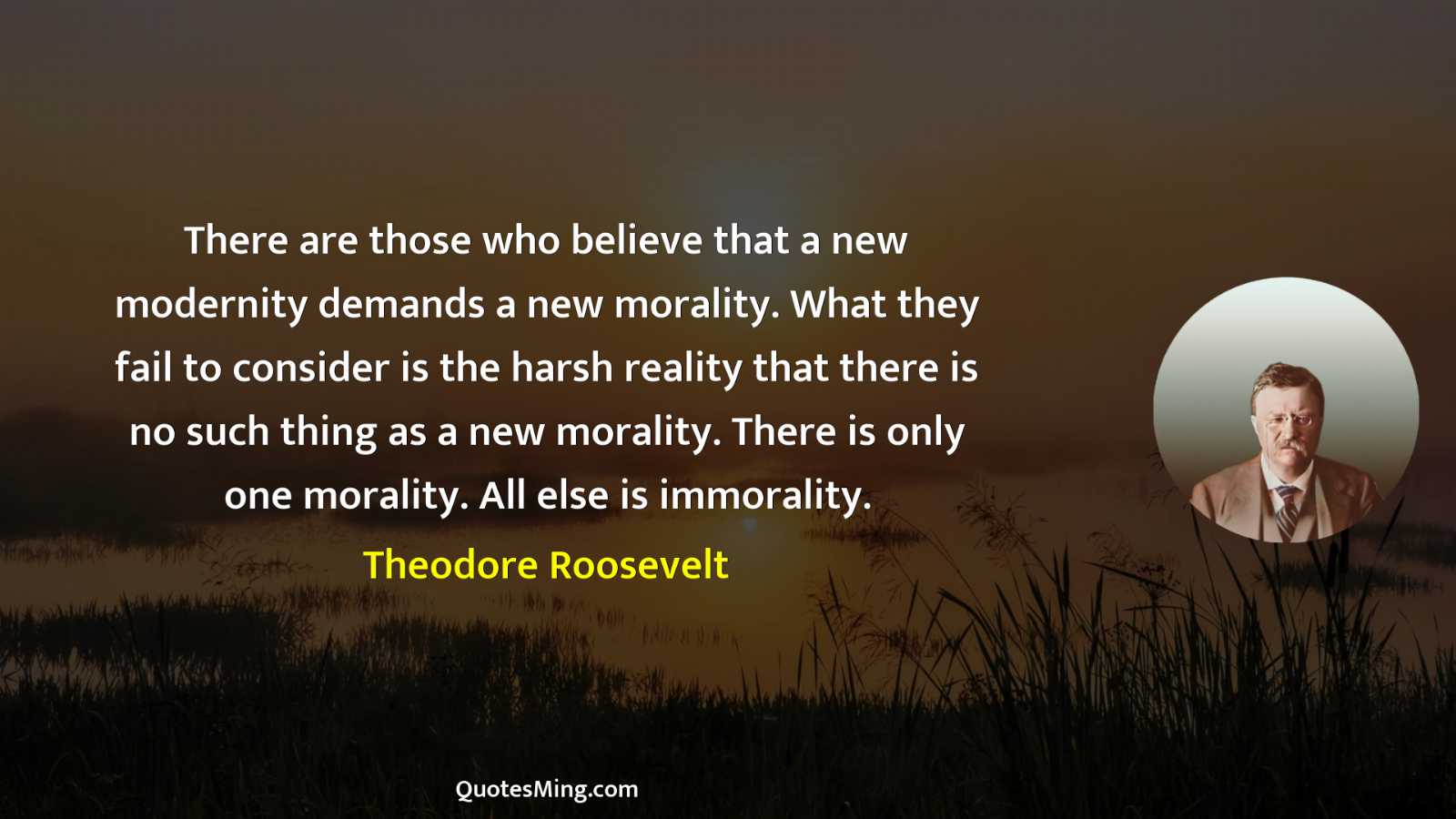 There are those who believe that a new modernity demands