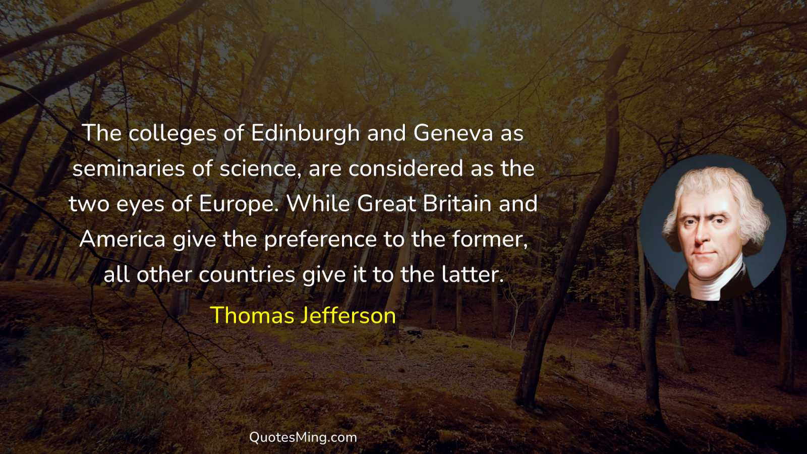 The colleges of Edinburgh and Geneva as seminaries of science