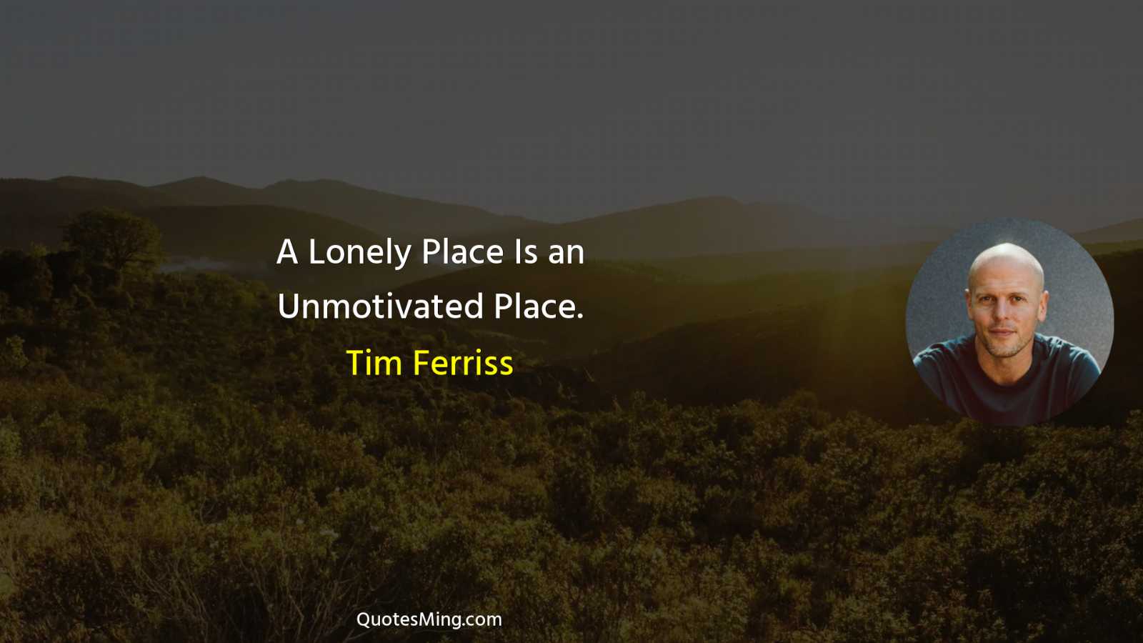 A Lonely Place Is an Unmotivated Place