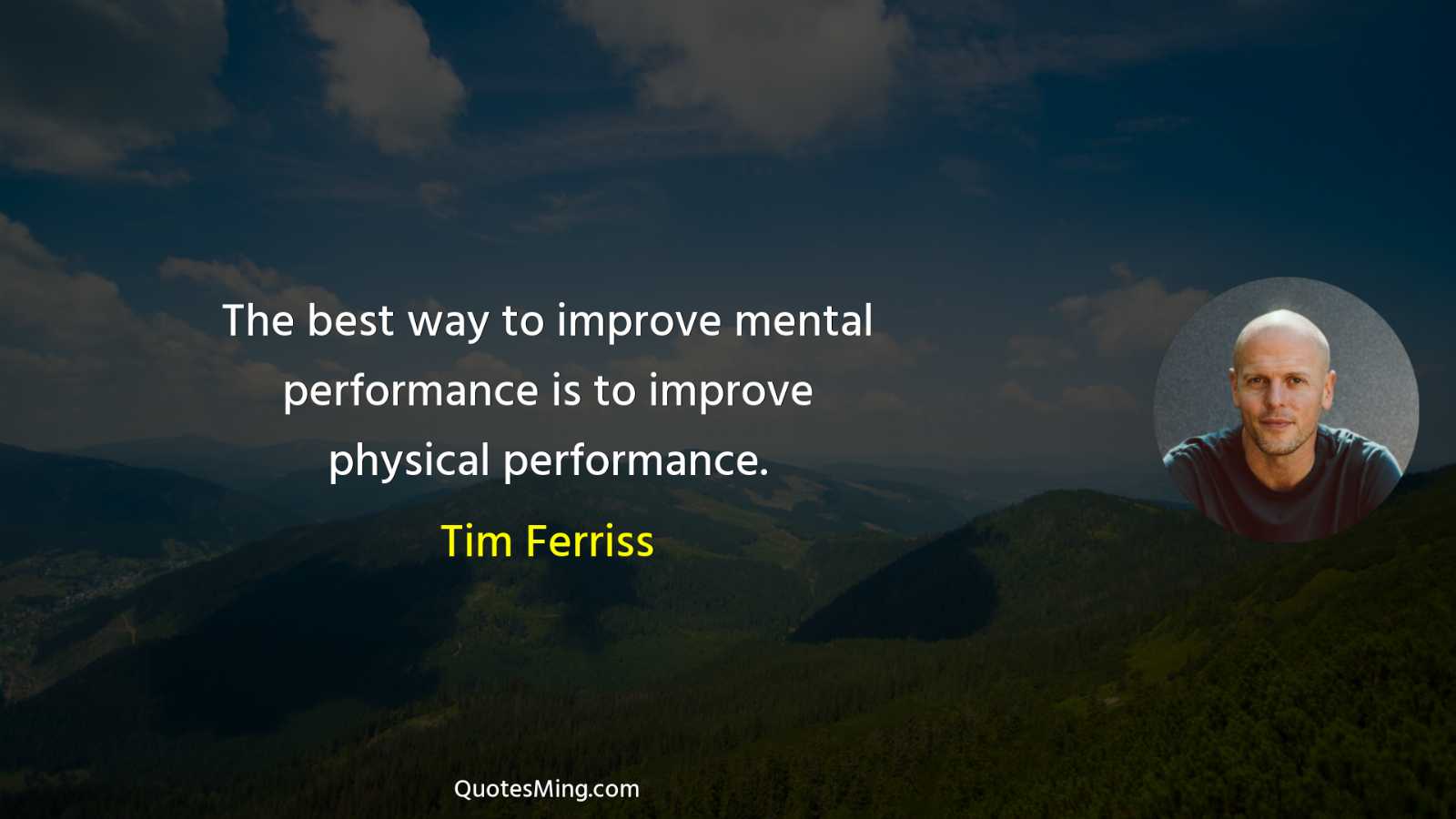 The best way to improve mental performance is to improve