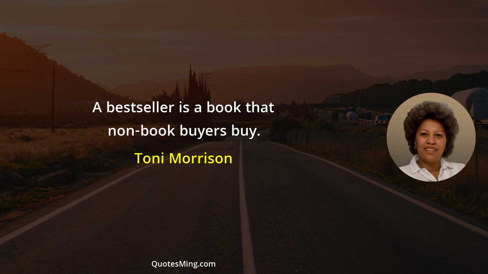 A bestseller is a book that non-book buyers buy