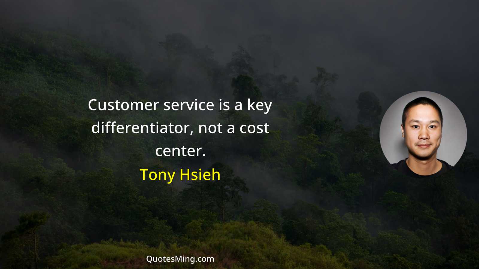 Customer service is a key differentiator not a cost center