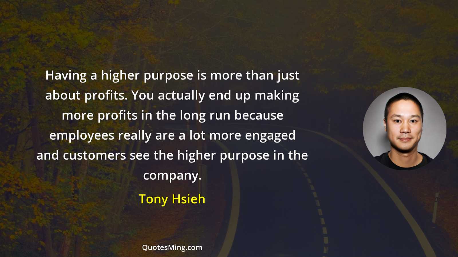 Having a higher purpose is more than just about profits