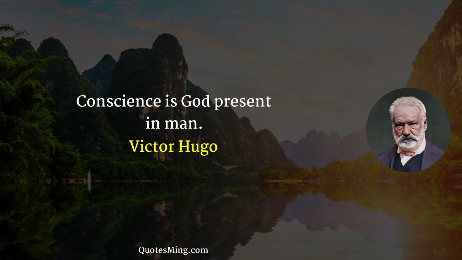 Conscience is God present in man