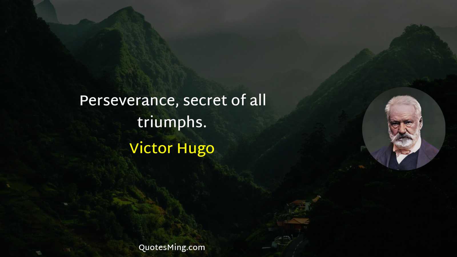 Perseverance secret of all triumphs