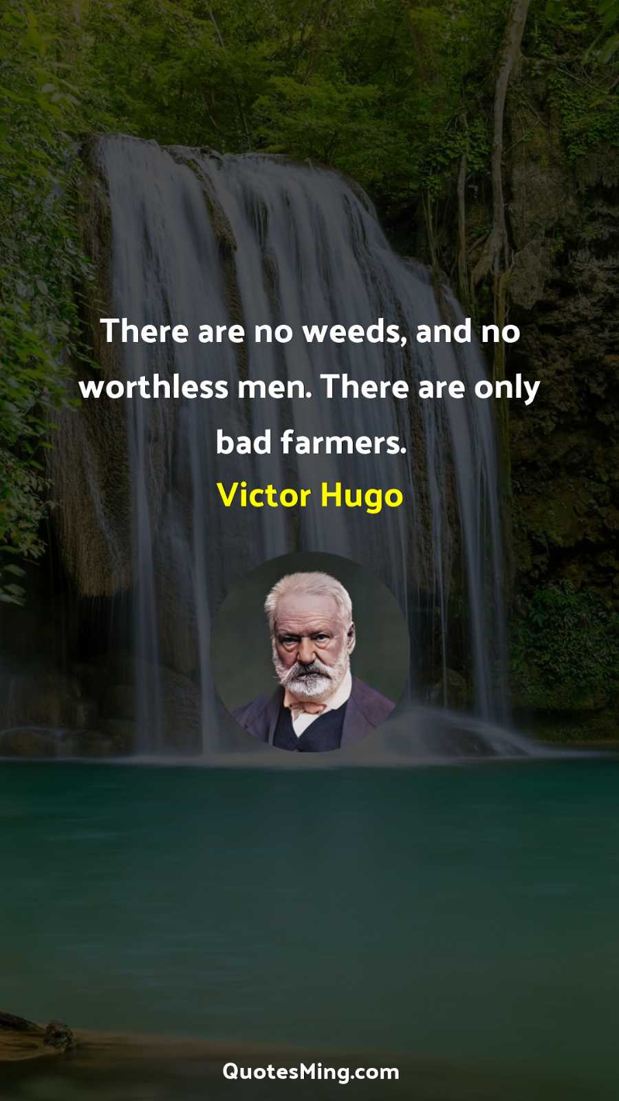 There are no weeds and no worthless men There are